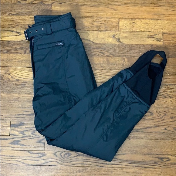 Head Pants - HEAD Ski Pants Black With Stirrups